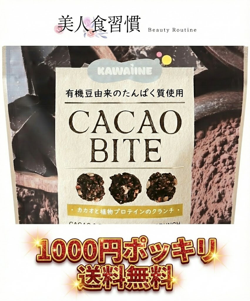 CACAO BITE[カカオと植物プロテインのクランチ]クーポンあり40%オフ プロテイン プロテインバー 規格外..