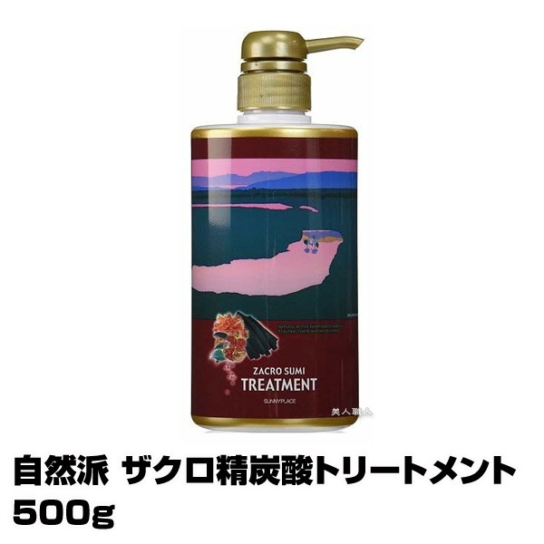 自然派 ザクロ精炭酸トリートメント 500g ポンプ入り【絵画バージョンにリニューアル 】サニープレイス あす楽 プレゼント ギフト 