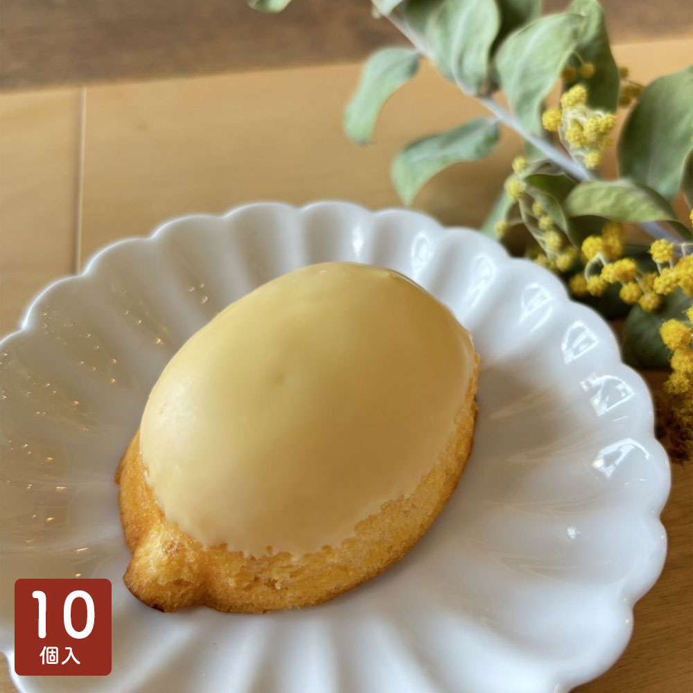 ぷりんとおやつの店 咲楽うさぎ 自家製レモンピール入り レモンケーキ10個入り 大阪府 泉北郡忠岡町