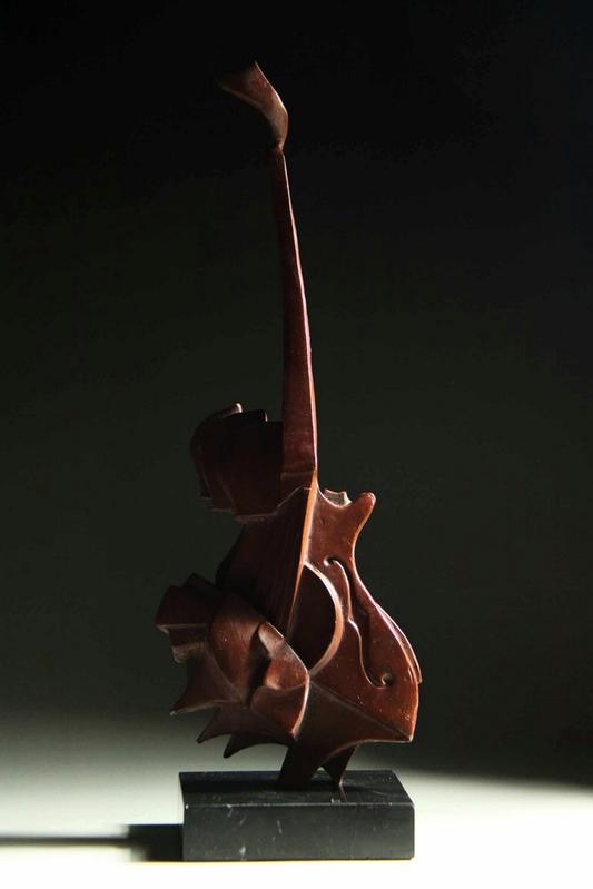 大人気ブロンズ像◇ギター◇ピカソ43cm