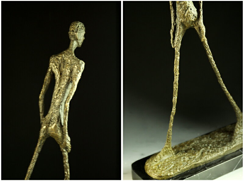 大型ブロンズ◇歩く男◇ジャコメッティ◇45cm◇名品