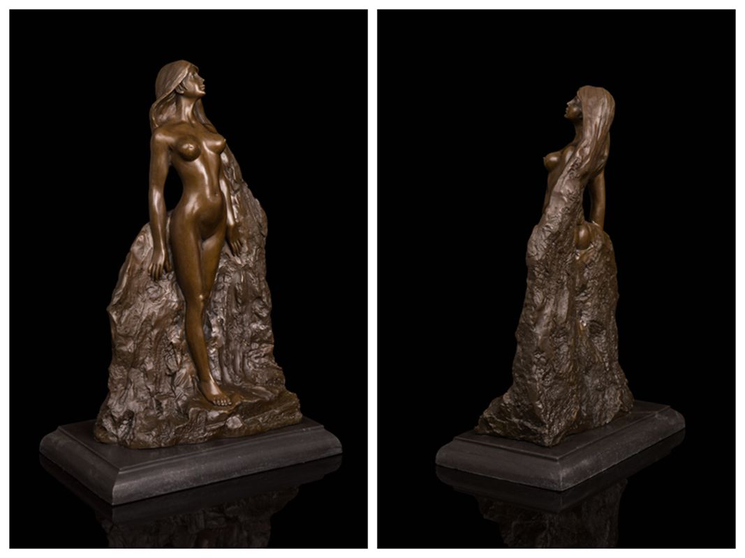 宅送 送料無料 超人気大型ブロンズ像 セクシーな裸の少女名品 インテリア 彫刻 銅像j Mavchi 開店祝い Wildliferemovalspecialist Org