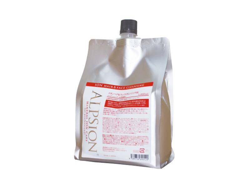 Rakuten - 【正規取扱い/翌日配送】 ALPSION アルピジョン イオンヘア＆フェイスクレンジングAX 1000ml シャンプー 美容室専売 詰め替え サロン専売品 美容室専売品 洗顔 頭皮ケア 髪質 改善 髪質改善 保湿 無添加 弱酸性 フラーレン ダメージケアシャンプー サロンシャンプー 送料無料
