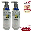 【2本セット】plus eau プリュスオー リートメント メロウ 450ml 補修美容 シルク美容液 ホワイトフローラル&ペアーの香り