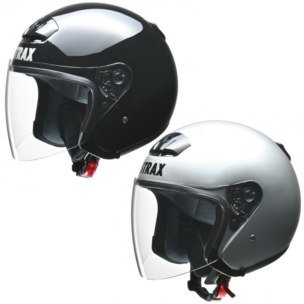 LEAD STRAX SJ-4 ストラックス オープンフェイスヘルメット クリアシールド付き SG/PSC規格