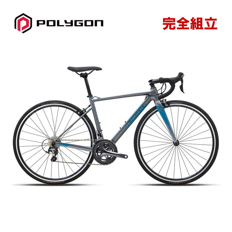 What is POLYGON BIKESPOLYGON BIKEはインドネシアの自転車メーカーにてオリジナルで設計されるブランドで「POLYGON（多角的）」の名前の通り、様々なカテゴリーにおいて、次代の先端を追求するブランドとなっております。その一つの証として、POLYGONがサポートする Kurt Sorge が2015年RedBull Rampage（ダウンヒルレース）において、優勝という輝かしい功績を残しました。北米、ヨーロッパ、アジアに拠点を置くエンジニア、テスト担当、デザイナー達がこの先進性を支えています。新家工業はこの自転車メーカーに、長年に渡りリムの提供を行っており、その発展をサポートしてきました。このパートナーシップにより、日本でのPOLYGON BIKEの販売を担っています。商品説明STRATTOS S4レースも目指せるエンデュランスロードFEATURE:●軽量で反応の良いアルミフレーム●ブレーキ、シフトケーブル内蔵デザイン●高い性能を誇るSHIMANO TIAGRAスペック●剛性の高く振動吸収性に優れるテーパードカーボンフォークスペックFRAMEALX PERFORMANCE ROAD, 130MM O.L.D., INTERNALROUTEFORKACX PERFORMANCE ROAD, TAPER ALLOY STEERERHANDLERBARENTITY SPORT, ALLOY, 400MM(S, M), 420MM(L)STEMENTITY SPORT, ALLOY, 90MM(S), 110MM(M, L)HEADSETFSA NO.42/ACB, TAPER ID: 42/52MMSADDLEENTITY, STEEL RAILSEATPOSTENTITY SPORT, ALLOY, 27.2X350MMCRANKSETSHIMANO TIAGRA FC-4700 50X34T 170MM(S, M) 172.5MM(L)BOTTOM BRACKETSHIMANO INTEGRATED BB BSACHAINKMC X-10CASSETTE SPROCKETSHIMANO CS-HG500, 10-SPEED 12-28TFRONT DERAILLEURSHIMANO TIAGRA FD-4700-FREAR DERAILLEURSHIMANO TIAGRA RD-4700-SSSHIFTING LEVERSHIMANO TIAGRA ST-4700BRAKE LEVERINTEGRATED WITH SHIFTERBRAKESHIMANO TIAGRA BR-4700TYREPERFORMANCE TIRES, 700X28CWHEELSETALLOY DOUBLE WALL RIMS WITH ALLOY HUB 28HWEIGHT9.6 KG (SIZE MEDIUM)ジオメトリーSize SMLSeat Tube Length 470500520Seat Tube Angle 74.57473.5Effective Seat Tube Angle 74.57473.5Head Tube Length 105130155Head Tube Angle 72.57373Effective Top Tube 525540555BB Height 272274.5274.5BB Offset 72.5 Drop70Drop70DropChainstay Length 415415415Wheelbase 977.32984.83995.01Frame Reach 383.5387.1390Frame Stack 510.3533.3557.2Standover Height715.7746.5767.1自転車を安全・快適にご使用いただくために●自転車を安全で快適にご使用いただくために、お近くの自転車店にて定期的な点検をしてください。●ご使用中に自転車の不具合を感じた時は、直ちに使用を中止し自転車店にご相談ください。●不具合の早期発見、事故を未然に防ぐためにも、乗車前に点検と確認を行ってください。※画像はサンプルです。掲載情報はモデル発表当時のものです。※仕様及び外観は、改良のため予告なく変更される場合がございます。※商品はお取り寄せのため、メーカー代理店の在庫状況によりご用意できない場合がございます。※お取り寄せ商品のため、不良品以外の返品・交換はお断りいたします。以上、予めご了承いただきますようお願いいたします。