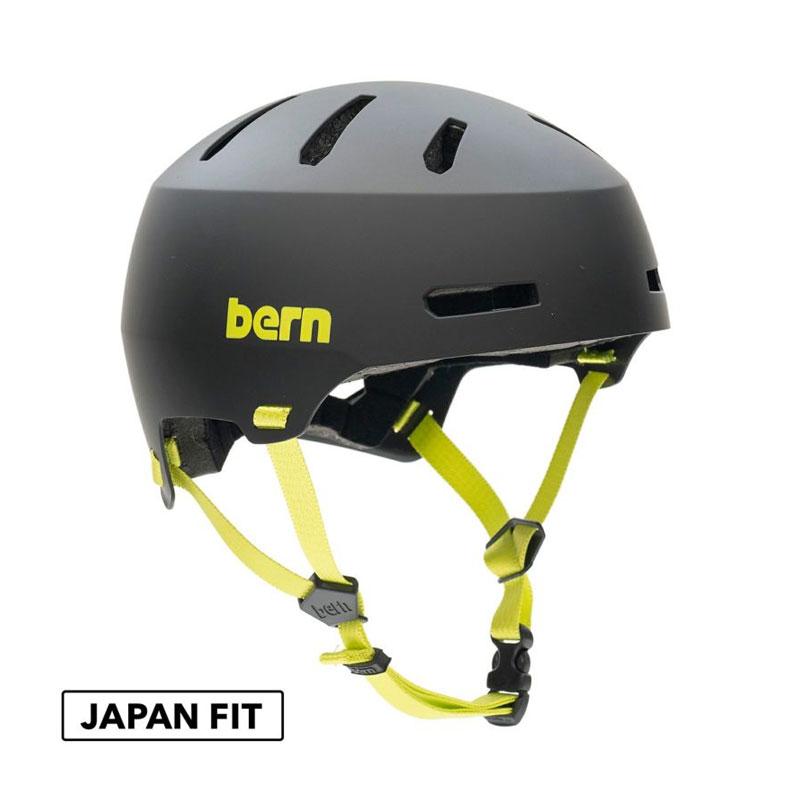 MICHELIN - bern バーン MACON2.0 メーコン2.0 ヘルメット BEBM29H Matte Black/Lime (JAPAN FIT)