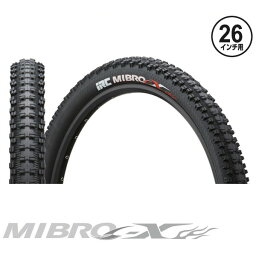 【10％OFFクーポンあり/06日23時59分まで】IRC MIBRO X/ミブロ X【26インチ】【MTB/マウンテンバイク用】【自転車用】【タイヤ】【アイアールシー/井上ゴム】【bike-king】