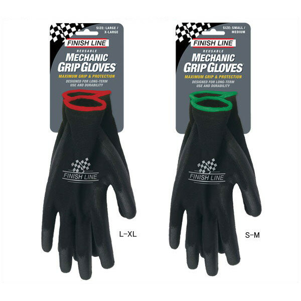 フィニッシュ ライン メカニック グリップ グローブ/Mechanic Grip Gloves【メンテナンスに】【FINISH LINE】【bike-king】