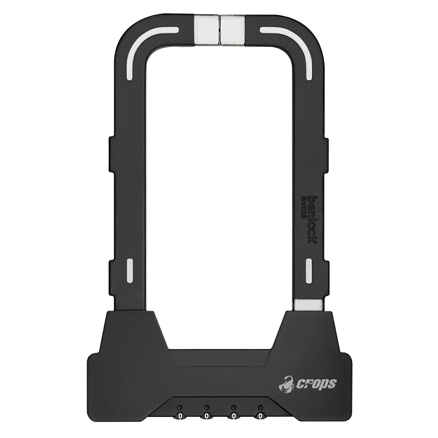 商品説明たためる、運べるU字ロックBENLOCKは独自構造により素早くコンパクトに折り畳め、専用ブラケットに収納して自転車に固定することができます。 ブラケットにはAirtag(別売)などのスマートタグをセットする事が可能、自転車から離れても愛車の位置情報をいつて?も確認することか?て?きます。シンプルな操作で施錠の手間を感じず、スタイリッシュに携帯できる街乗りユーザーのためのロックです。BENLOCKを収納できる専用ブラケットは、独自のフィット構造により走行中のガタ付きを抑え、安定した走行が可能。BENLOCK最大の特徴であるブレードギミックは、かんたん操作で駐輪時の施錠、折り畳み操作を瞬時に行うことができます。折り畳み時は、ブレードを広げた状態の半分以下のサイズにに収まり、ブラケットを使用しないシーンでも携帯しやすい仕様となっています。□ ロック方式　4桁ダイヤル□ ブレード　厚み 9mm□ ヘッドサイズ (W×D×H)　127 × 24 × 197mm□ 重量　BENLOCK：537g　ブラケット：110g□ 付属品　ZP-BKT007 / ファスナーバンド / プラスネジ ×2※画像はサンプルです。掲載情報はモデル発表当時のものです。※仕様・外観・価格は、改良のため予告なく変更される場合がございます。※商品はお取り寄せのため、メーカー代理店の在庫状況によりご用意できない場合がございます。※お取り寄せ商品のため、不良品以外の返品・交換はお断りいたします。以上、予めご了承いただきますようお願いいたします。