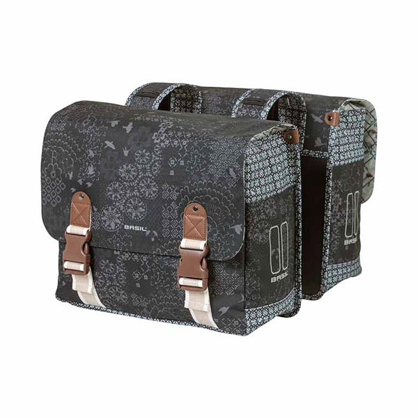 BASIL バジル ボエム ダブルバッグ パニアバッグ 35L チャコール