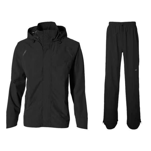 BASIL バジル ホハ ユニセックス バイシクル レインスーツ ジェットブラック