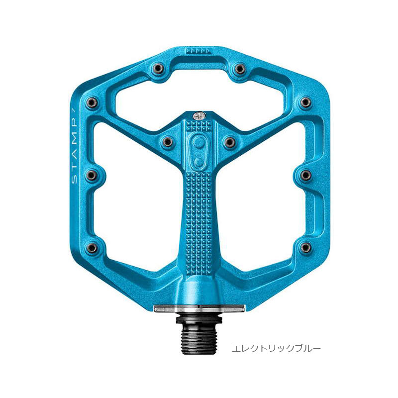 CRANKBROTHERS クランクブラザーズ STAMP7 スタンプ7 エレクトリックブルー フラットペダル(4)
