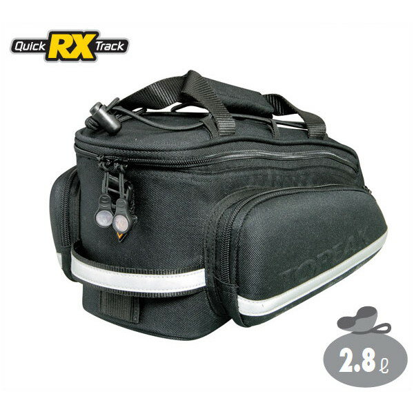 TOPEAK (トピーク) リアバッグ RX トランクバッグ EX RX TRUNKBAG EX [BAG20300]【容量：2.8L】【長さ×幅×高さ：310×190×150(mm)】