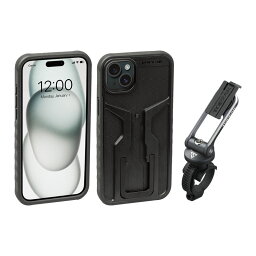 【10％OFFクーポンあり/06日23時59分まで】TOPEAK トピーク ライドケース iPhone 15 Plus用 セット RideCase スマートフォンケース&マウント