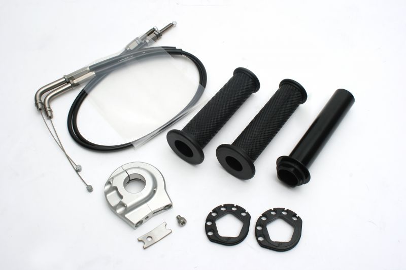 CBR600RR/（ABS）05〜13年 ハイスロットルキット （EVO2） シルバー 巻取φ38/40 ACTIVE（アクティブ）