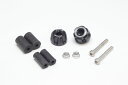 アルミバーエンド Φ30-L18 リボルバー ブラック ACTIVE(アクティブ)