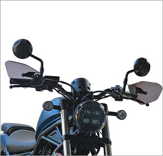 レブル250（Rebel250）20年 ナックルバイザー af（アフ 旭風防）