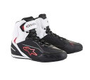 FASTER 3 SHOE（ライディングシューズ） 123 BLACK WHITE RED 8/25.5cm アルパインスターズ（alpinestars）