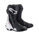 SUPERTECH R（レーシングブーツ） 12 BLACK WHITE 41/26.0cm アルパインスターズ（alpinestars）