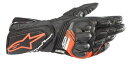 SP-8 V3 レザーグローブ ブラック/レッド FLUO XLサイズ アルパインスターズ(alpinestars)