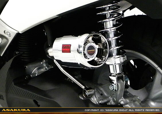 NMAX155（エヌマックス155）2BK-SG50J パワーフィルターキット シルバーメッキ ASAKURA（浅倉商事）