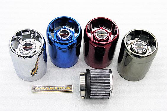 PCX HYBRID（2AJ-JF84） パワーフィルターキット ブルーメッキ ASAKURA（浅倉商事）