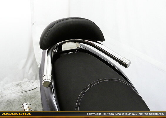 トリシティ155（2BK-SG37J） バックレスト付きタンデムバー ASAKURA（浅倉商事）