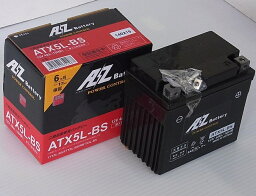 ATX5L-BSバッテリー（YTX5L-BS互換）液入充電済 AZバッテリー スペイシー50（84年～）