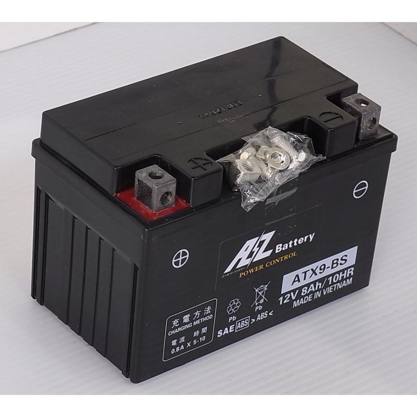 CBR900RR（92～99年） ATX9-BSバッテリー（YTX9-BS互換）液入充電済 AZバッテリー 2