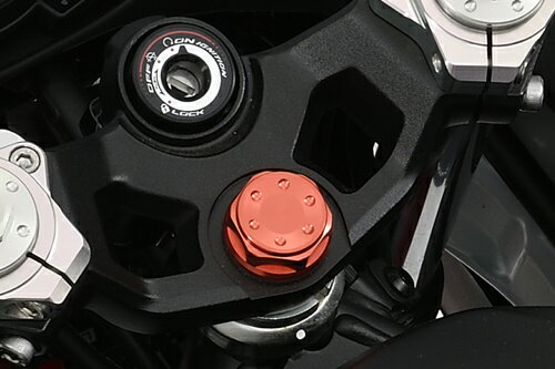 Ninja250（ニンジャ）18年 センターナット レッド AGRAS（アグラス）