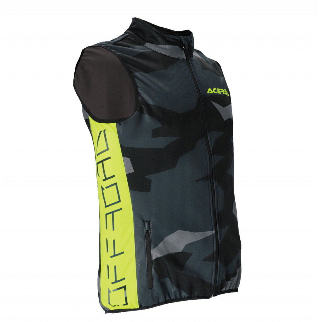 SOFTSHELL　X-WIND ベスト BLACK/YELL 3XLサイズ アチェルビス（ACERBIS）