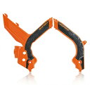 AC-23599 X-GRIPフレームガード KTM SX オレンジ/ブラック アチェルビス(ACERBIS)