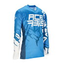 J-TRACK SIX ジャージ BLUE/WHITE Mサイズ アチェルビス(ACERBIS)
