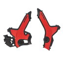 CRF250L/RALLY(21年) X-GRIPフレームガード CRF250L BK/RD アチェルビス(ACERBIS)