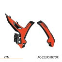 AC-25245 X-GRIPフレームプロテクター KTM SX250/F ’23 BLACK/ORANGE アチェルビス(ACERBIS)