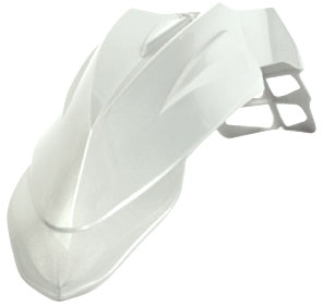 AC-80-33 スーパーモタードフロントフェンダー ホワイト アチェルビス（ACERBIS）