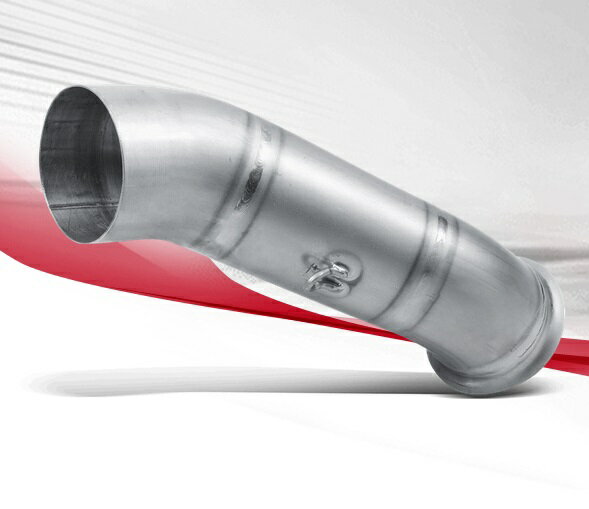 DUCATI HyperMotard/HYPERSTRADA（13〜14年） リンクパイプチタン スリップオン用 AKRAPOVIC（アクラポヴィッチ）