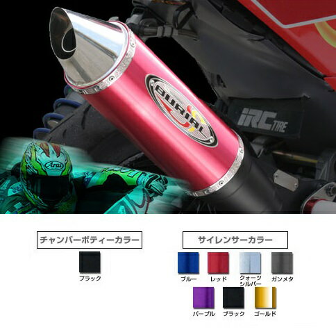 KYMCO SUPER9（スーパー9） グランドスラムスティンガーチャンバー レッド BURIAL（ベリアル）