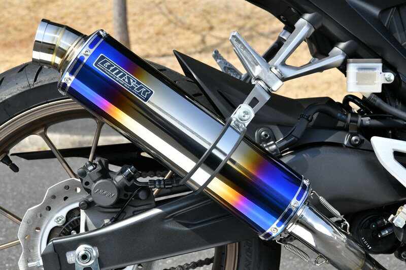 CB125R（8BJ-JC91） R-EVO フルエキゾーストマフラー ヒートチタンサイレンサー 政府認証 BMS-R（ビームス）