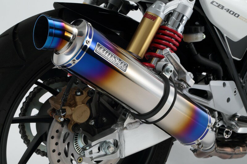 CB400SF SB（EBL-NC42） R-EVOヒートチタンマフラー スリップオン 政府認証 BEAMS（ビームス）