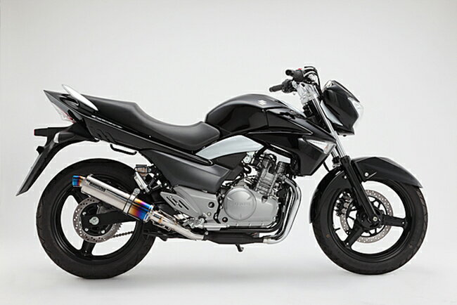 【適合車種】GSR250【適合型式】JBK-GJ55D【適合年式】2012年※メーカー欠品時には受注生産となり数週間のお時間を要します。key：スリップオンzero197287※メーカー欠品時には受注生産となり数週間のお時間を要します。サイレンサー：ヒートチタン径Φ100。エキゾーストパイプ：ステンレスポリッシュ。排気音量：86.0db（ノーマルマフラー音量80.8db）。ドレンボルト脱着可能、エレメント交換対応、センタースタンド装着可能。重量：1.9Kg（ノーマルマフラー重量9.35kg）平成22年加速走行騒音基準値クリア。政府認証モデル。バッフル取り外し不可。こちらの商品にはメーカーの2年間保証制度対象です。付属の保証書と弊社納品書を大切に保管してください。【商品名】R-EVOヒートチタン スリップオン シングル 政府認証【商品番号】B5-G324-53-P1J【メーカー】BMS-R（ビームス）【車種メーカー】SUZUKI（スズキ）【適合車種】GSR250【適合型式】JBK-GJ55D【適合年式】2012年