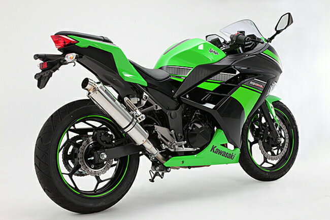 Ninja250（ニンジャ 13～17年） R-EVOステンレスポリッシュ スリップオンマフラー 政府認証 BMS-R（ビームス）