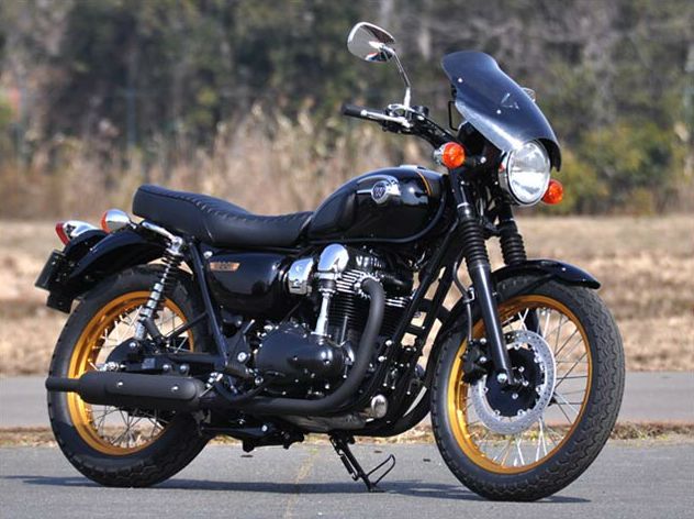 W800（11年〜） ガイラシールド Sサイズ クリア CHIC DESIGN（シックデザイン）