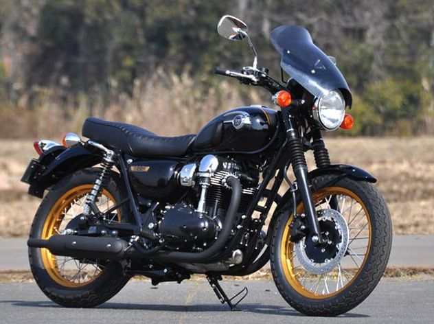 W800（11年〜） ガイラシールド Lサイズ クリア CHIC DESIGN（シックデザイン）