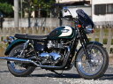 TRIUMPH Bonneville T100(09年〜) ガイラシールド Sサイズ クリア CHIC DESIGN(シックデザイン)