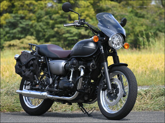 カワサキ純正オプション W800 フロントスクリーン ウインド カワサキ純正オプション W800 フロントスクリーン ウインド
