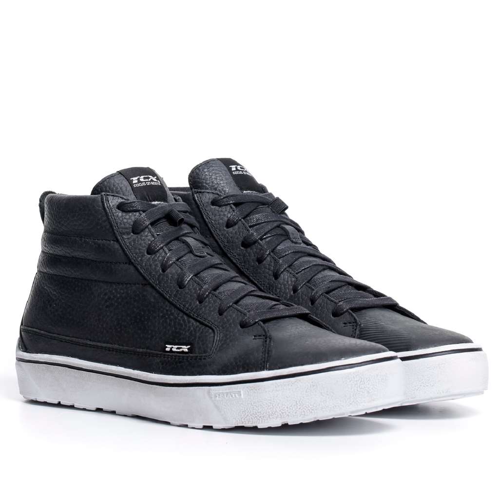 TCX ライディング シューズ ストリート3 Waterproof ブラック/ブラック/ホワイト 25.5cm DAYTONA（デイ..