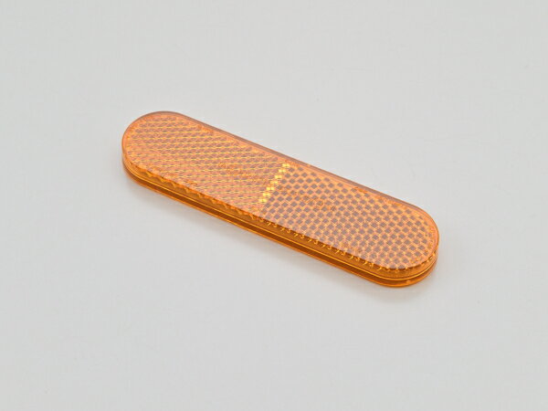 ユニバーサルリフレクター ラウンドコーナー 両面テープ貼付 / アンバー フラット DAYTONA（デイトナ）