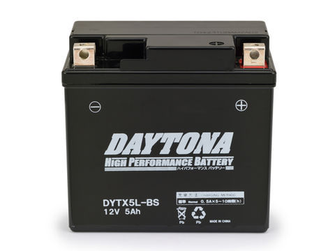 スペイシー50（84年～） ハイパフォーマンス メンテナンスフリー バッテリー DYTX5L-BS（YTX5L-BS互換） DAYTONA（デイトナ）